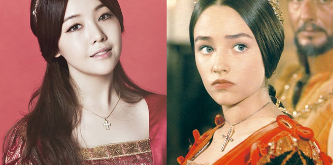 Olivia Hussey si stupisce della sua Giulietta rappresentata da Minah delle Girl’s Day